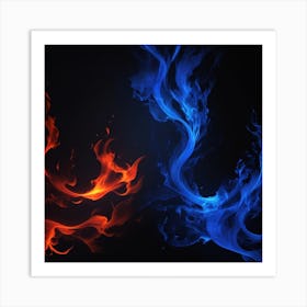 Fire Stock Videos & Royalty-Free Footage Art Print