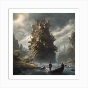 Amazing sea Art Print