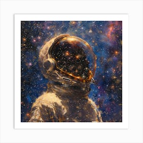 Astronaut In Space 6 Art Print