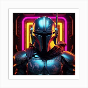 Star Wars The Mandalorian Art Print