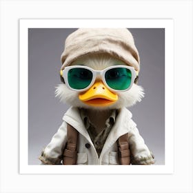 Ducky In Sunglasses 1 Art Print