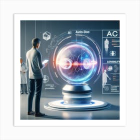 Futuristic Technology Art Print