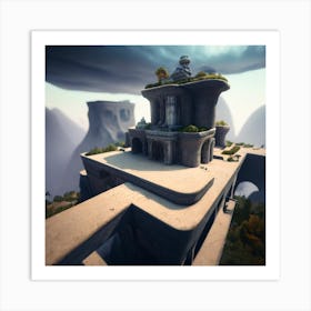 City In The Sky Art Print