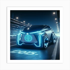 Futuristic Car 10 Art Print