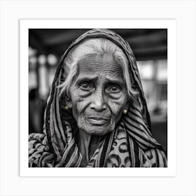 Old Woman Art Print