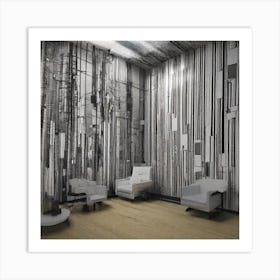 Modern Living Room Art Print