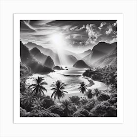 Black And White Photo 2 Art Print