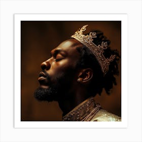 I Am King 3 Art Print