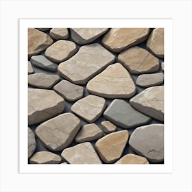 Stone Wall 33 Art Print