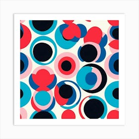 Abstract Circles 5 Art Print