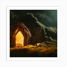 Nativity Scene 3 Art Print