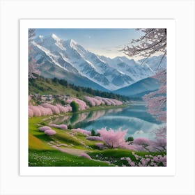 The enchanting Allure of Kashmir Art Print