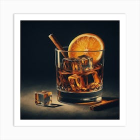 Tequila Shot Art Print