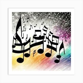 Music Notes 4 Art Print