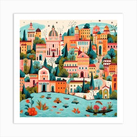 Florence Cityscape 1 Art Print