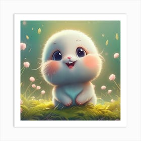 Cute Bunny 1 Art Print