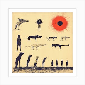 Some Of The Dogs XII Art Print