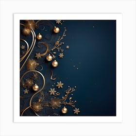 Christmas Background 2 Art Print