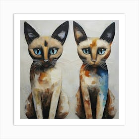 Cats 2 Art Print