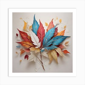 Maple Leaves 3 Art Print
