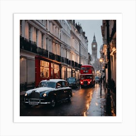 London Street Scene 2 Art Print