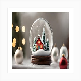 Snow Globe Art Print