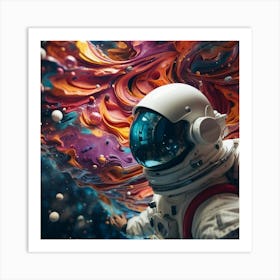 Abstract Space Concept Art Art Print