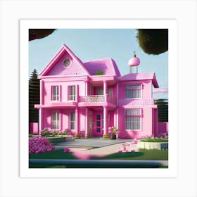 Barbie Dream House (738) Art Print