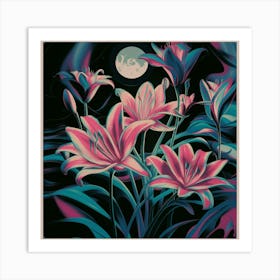 Lily Of The Night 1 Art Print