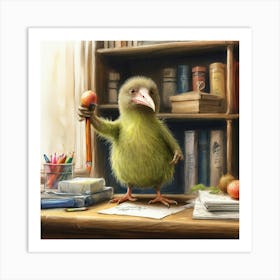 Kiwi Bird Art Print