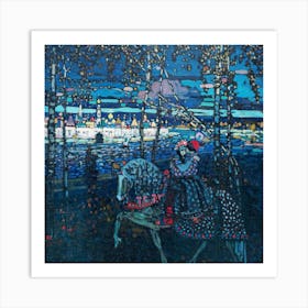 Night On Horseback Art Print