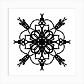 Snowflake 58 Art Print