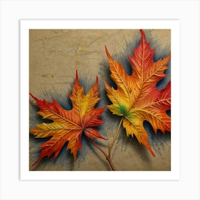 Autumn Leaves 16 Art Print