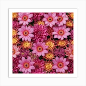 Dahlias 1 Art Print