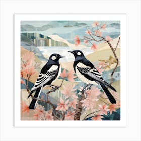 Bird In Nature Magpie 1 Art Print