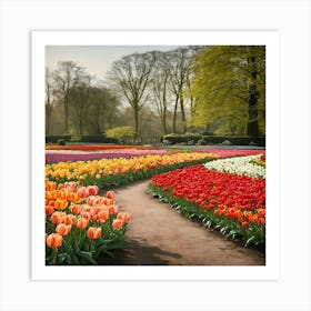 Tulip Garden 2 Art Print