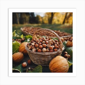 Hazelnuts 9 Art Print