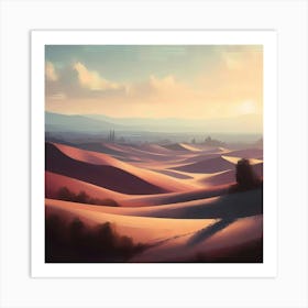 Landscape Painting 145 Art Print