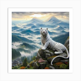 White Tiger 61 Art Print