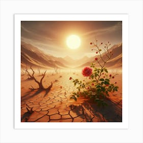 Desert nature 1 Art Print