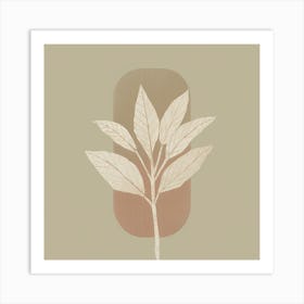 Leaf In A Frame Art Print