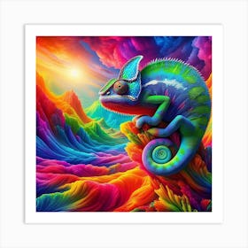 Cameleon2 Art Print