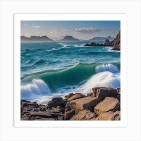 Giants Causeway Art Print