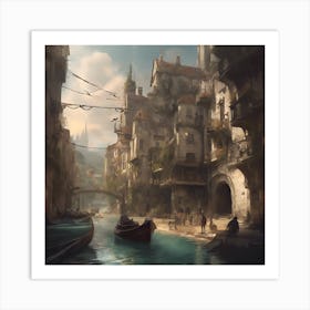 Fantasy City Art Print