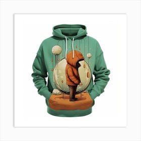 Space Hoodie Art Print