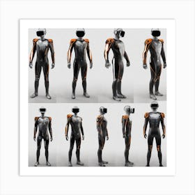 Futuristic Suit 55 Art Print