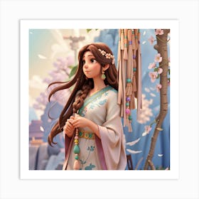 Asian Princess Art Print