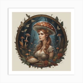 Fairy In The Forest Art Print