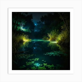 Night In The Jungle 7 Art Print