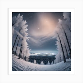 Snowy Landscape 2 Art Print